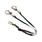 Frontline Combat 6' Tie-Back Double Leg Shock Absorbing Lanyard with Rebar Hooks LPO62RADJ - alternate 2
